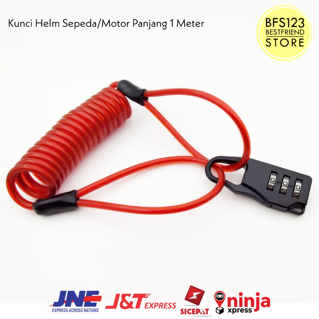 Kunci Helm Sepeda/Motor Panjang 1 Meter