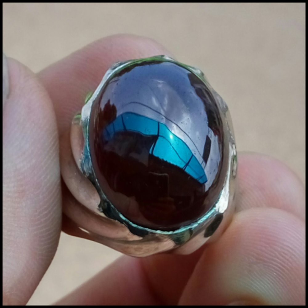 CINCIN BATU AKIK NATURAL RED GARNET HIGH QUALITY BIG SIZE TERMURAH