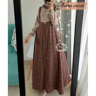 Evelyn overall  gamis  overall  umbrella Shopee  Indonesia