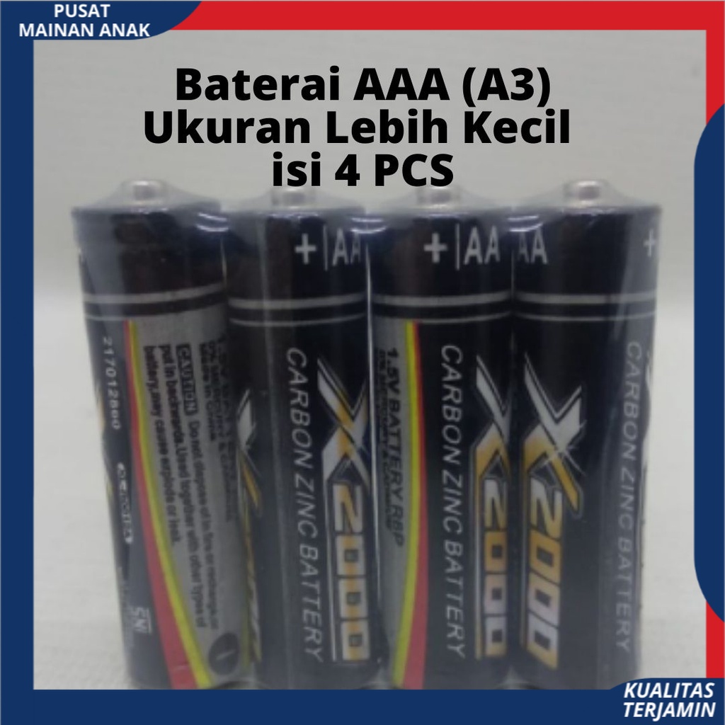 Produk Tambahan Baterai AA (A2) /AAA (A3) Untuk Mainan Isi 4 PCS