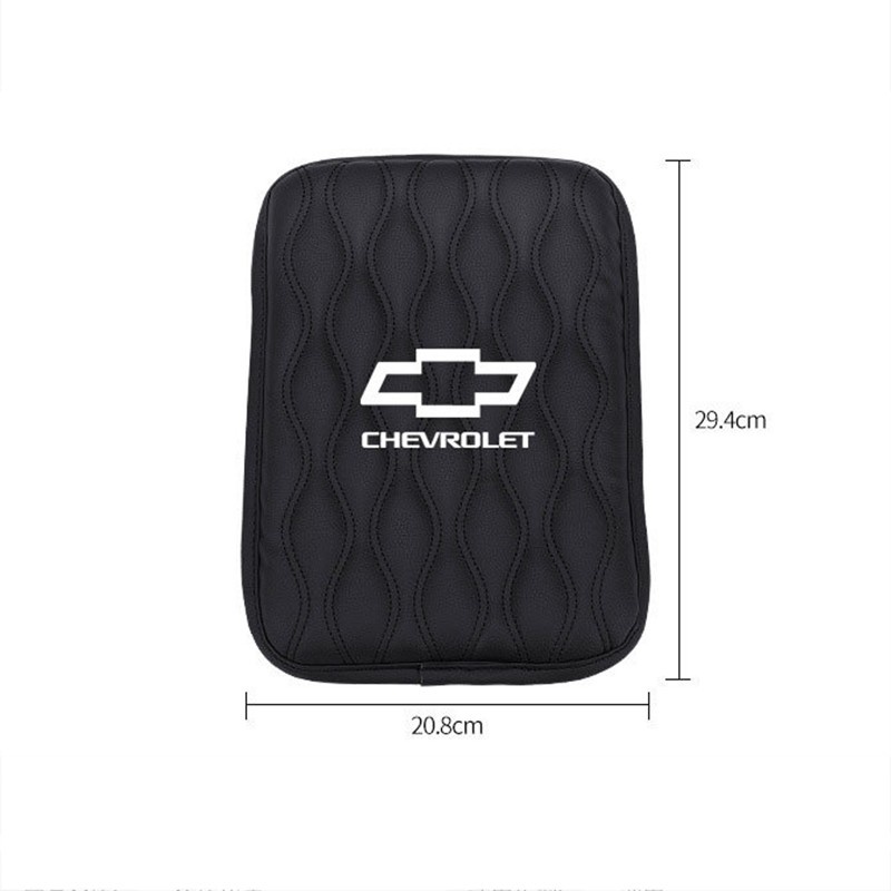 (G-CLUB) Bantalan Sandaran Lengan Mobil Universal Bahan Kulit Lembut Untuk Chevrolet Sail Cruze Optra Colorado Spark Tracker