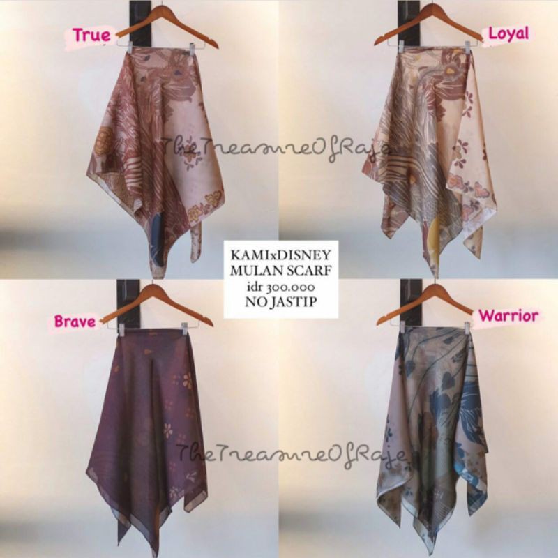 Mulan Scarf Kamiidea Kami Disney