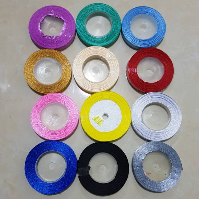  Pita kain  pita  warna pita  satin 1 2 Shopee Indonesia