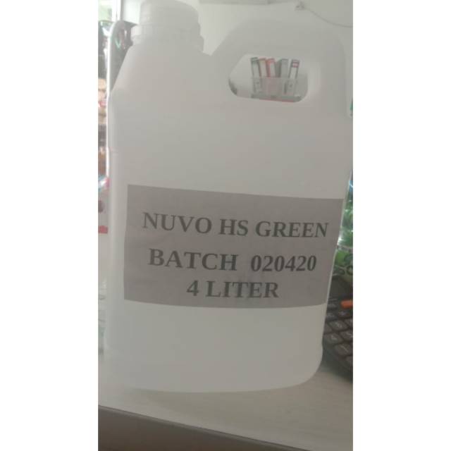 Nuvo Hand Sanitizer Green 4 Liter