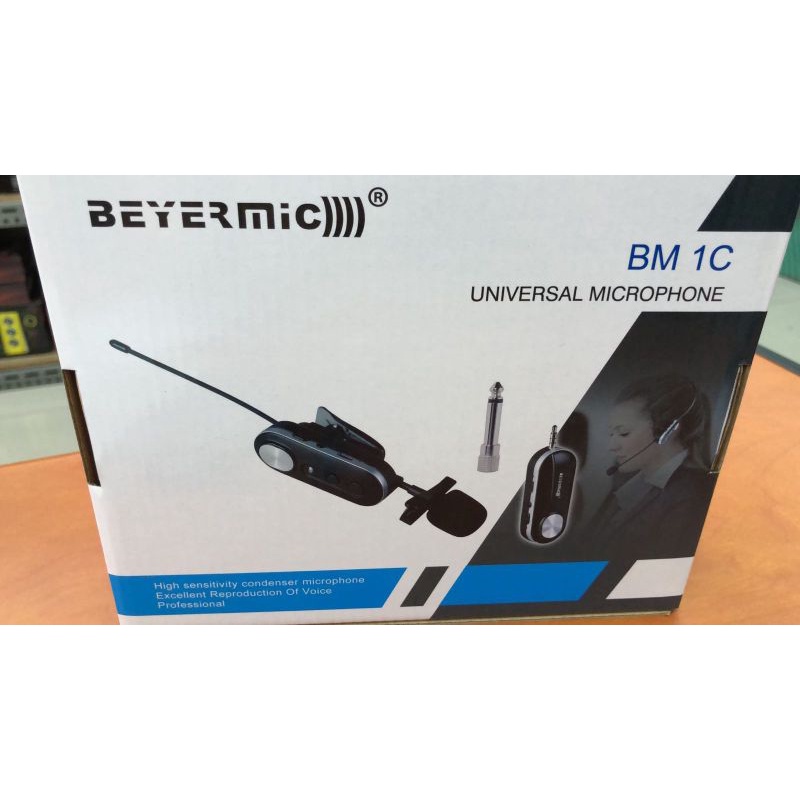 Mic wireless BAYERMIC BM 1C clip on mic  imam.pidato.mc.all