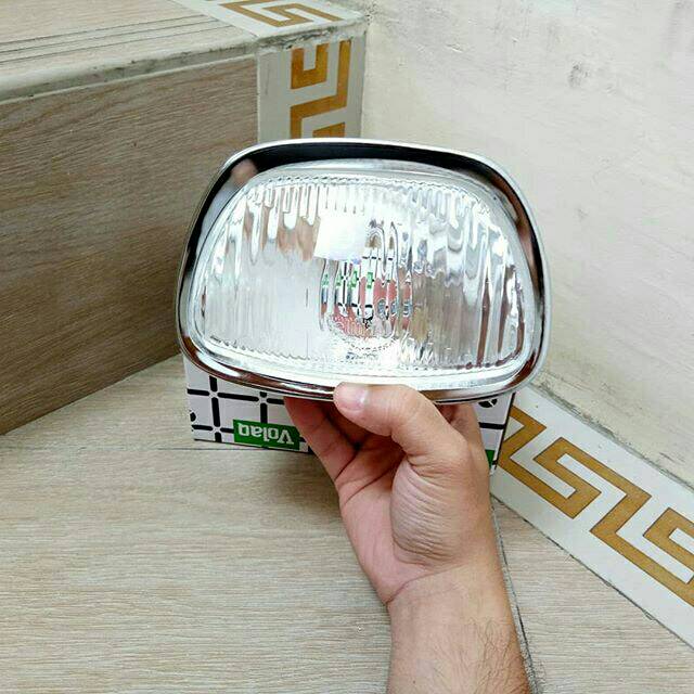 Jual Lampu Depan Reflektor Headlamp Vespa Super Sprint Komplit Ring Merk Elma Shopee Indonesia