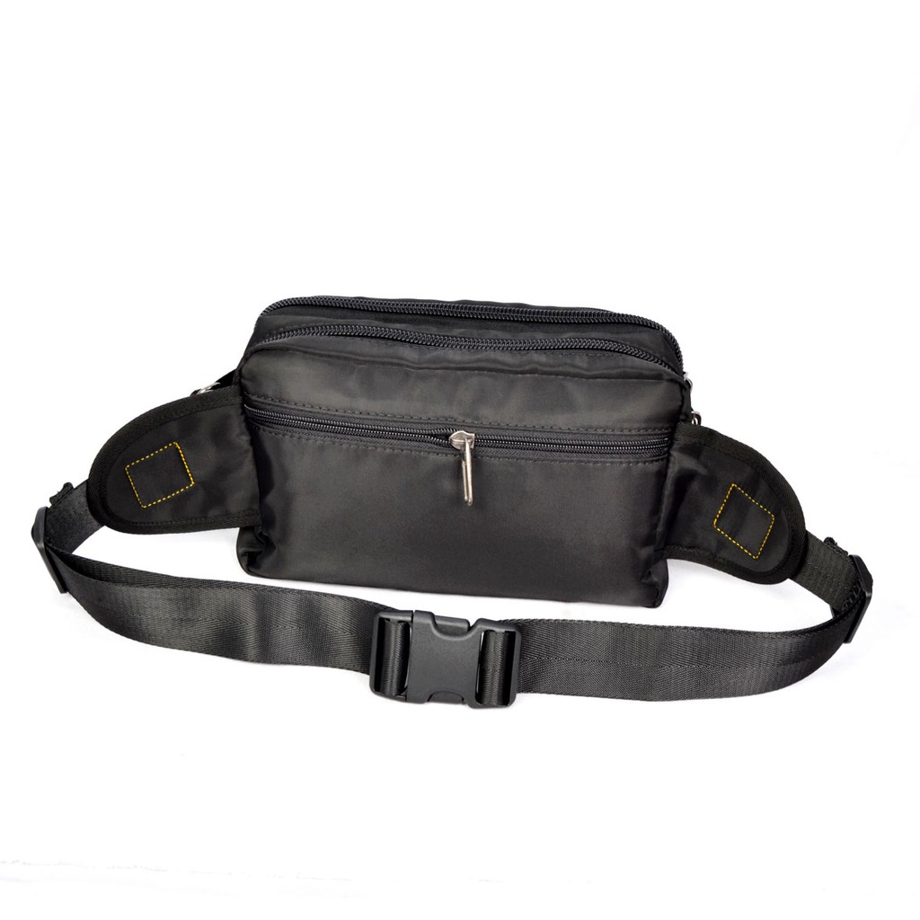 Tas Pria Terbaik / Terlaris / Tas Pinggang Pria/ Waistbag Unisex Polos 7163