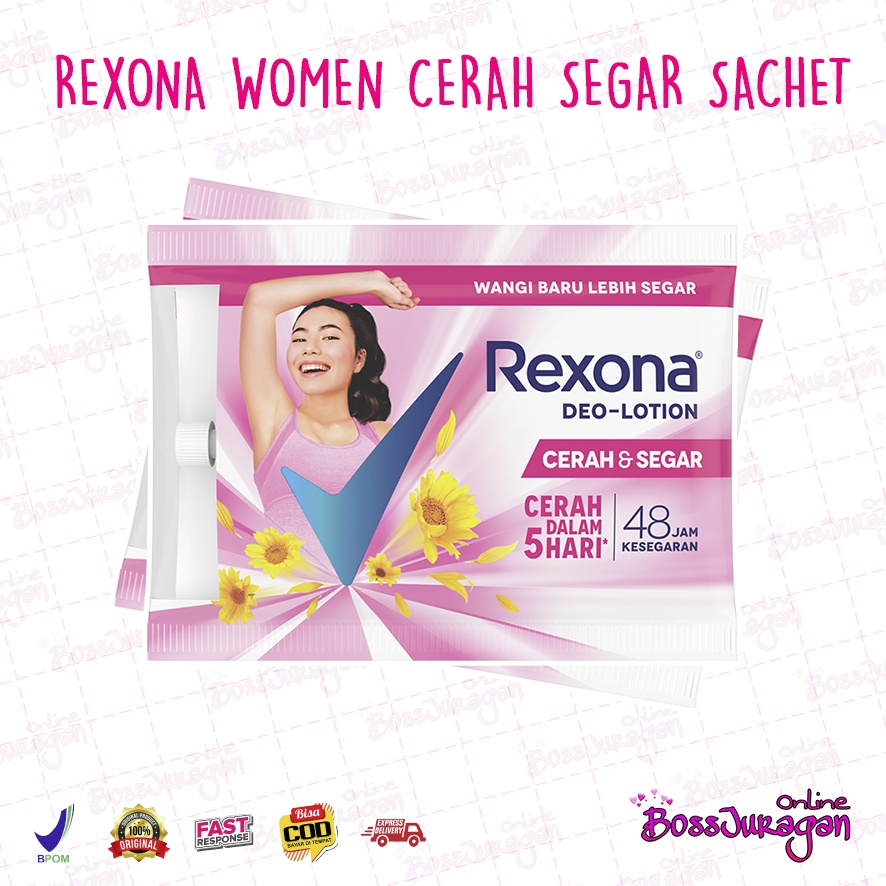 (BOSS) (Sachet) REXONA Men Deo Lotion Ice Cool | REXONA FREE SPIRIT 11,25gr