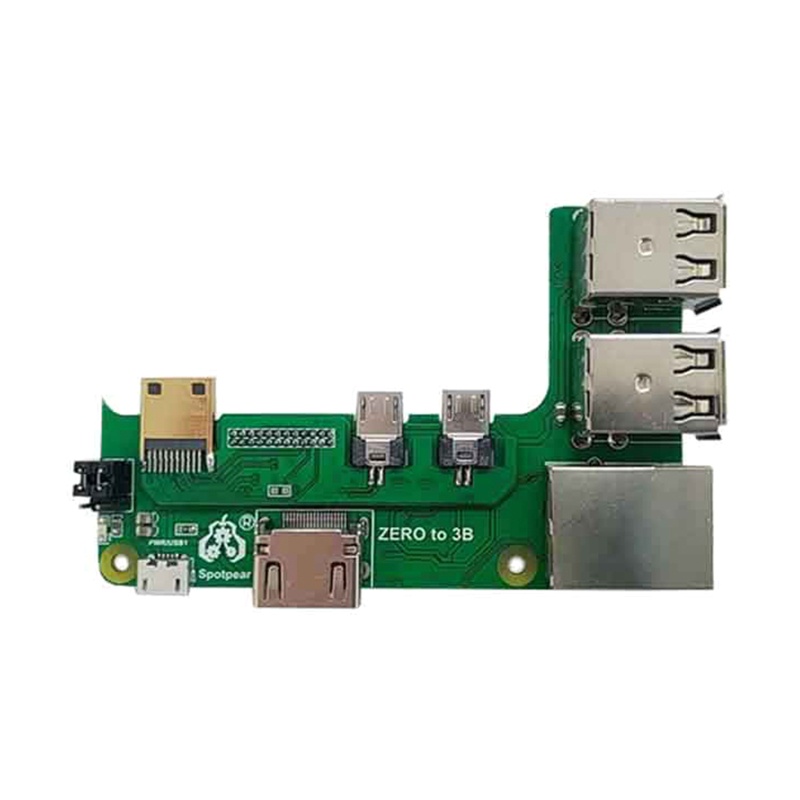 Btsg Topi HUB USB 3per4port Untuk Raspberry Pi Zero 2W Papan Ekstensi USB Ke UART Untuk Debugging Serial Untuk USB