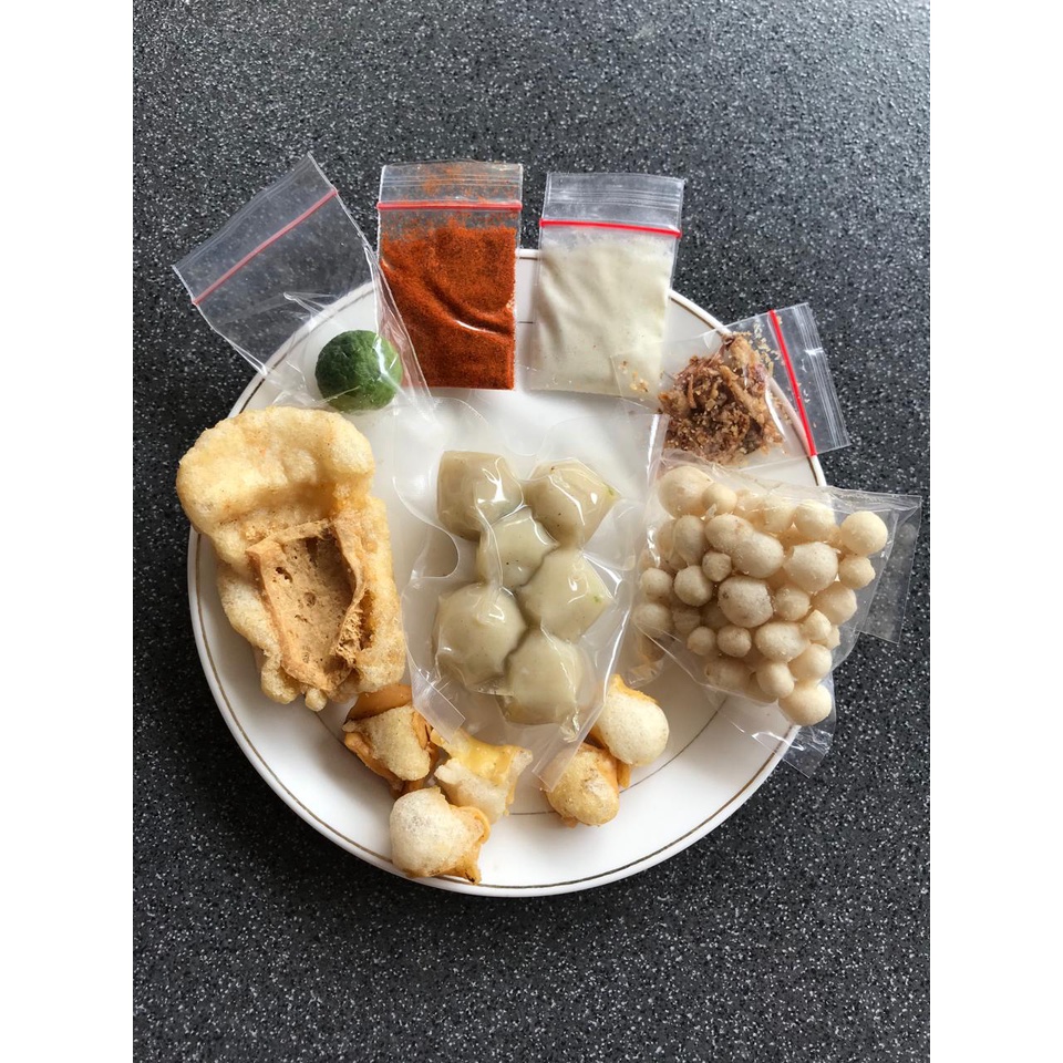 Boci baso aci instant pedas kemasan vacum