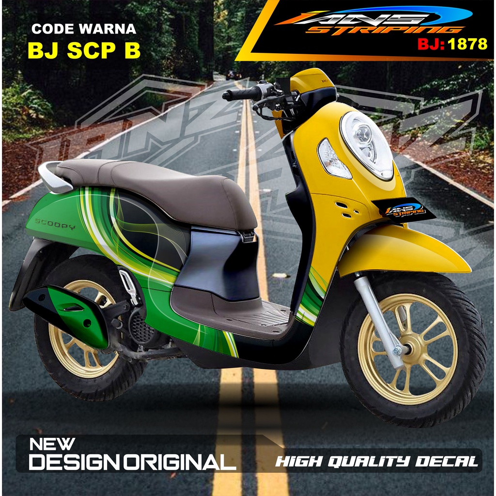 DECAL STIKER FULL BODY SCOOPY / STICKER ALL NEW SCOOPY / STIKER FULL BODY SCOOPY TERMURAH / STIKER MOTOR SCOOPY / STIKER MOTOR