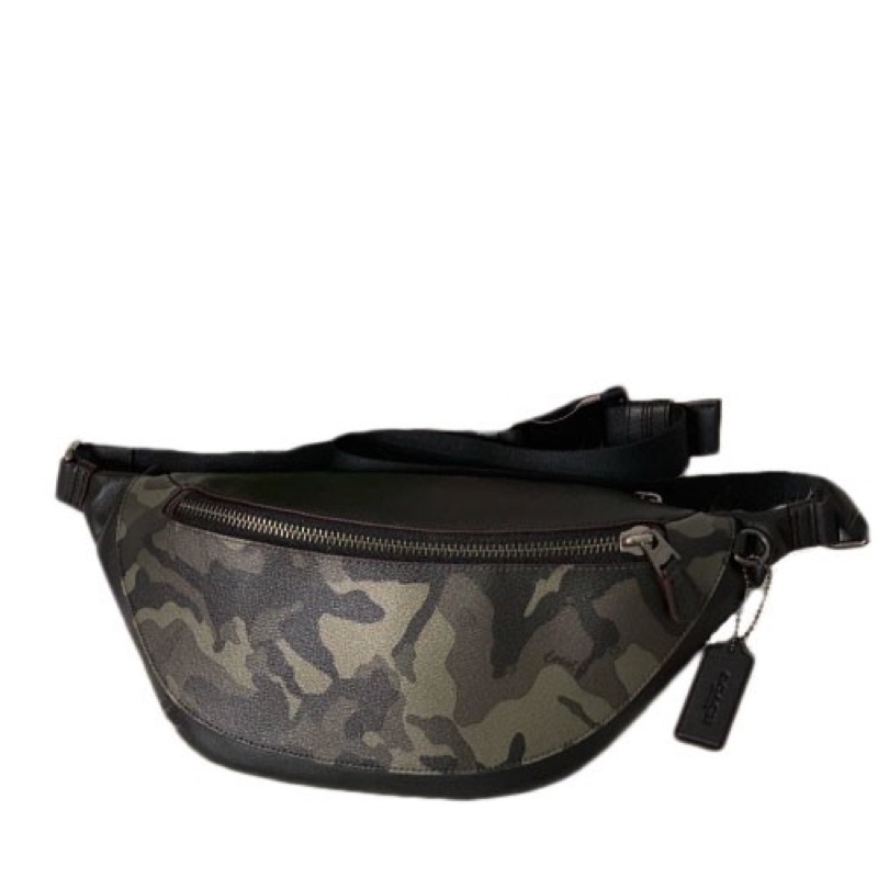 COACH Warren Belt Bag With Camo Print (76845)