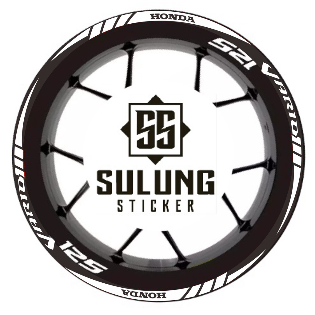 Stiker Cutting Variasi Lis Velg Motor Honda Vario 125 Cutting Sticker Termurah