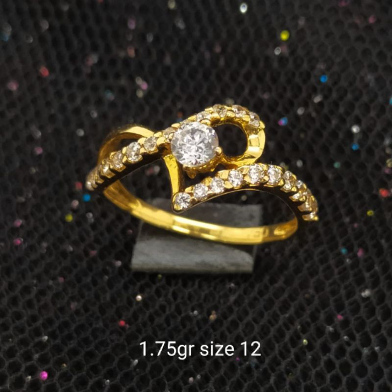 Cincin Emas 17 K - 1.75gr Kadar 750 - 3040