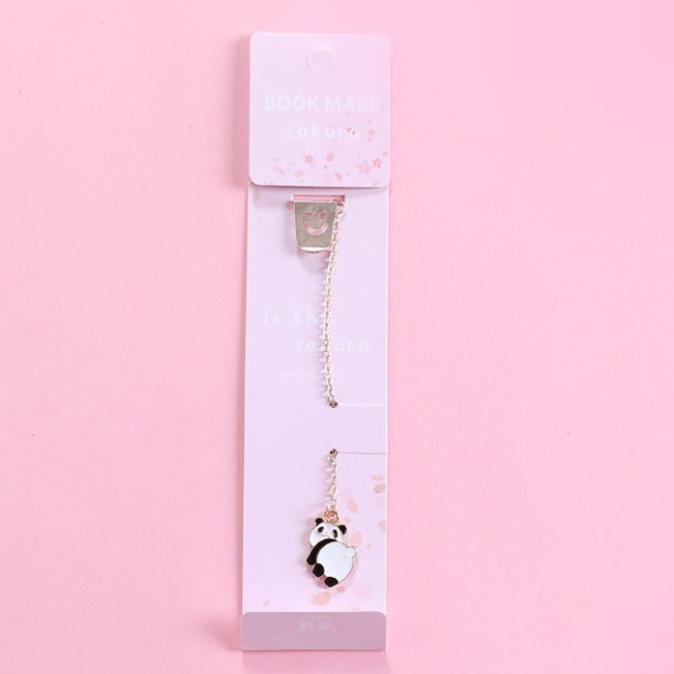 

PEMBATAS buku JAPAN BOOKMARKER rantai - panda