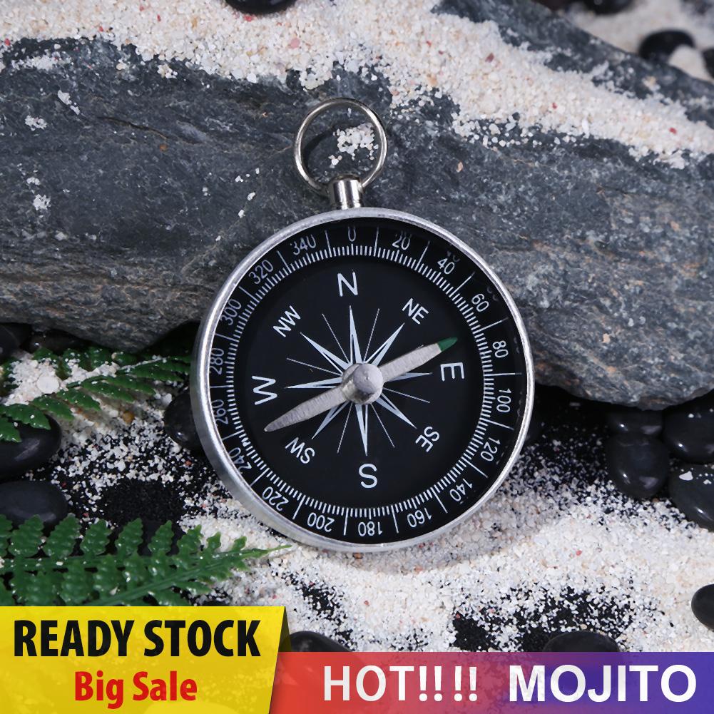 MOJITO Portable  Aluminum  Emergency Compass Outdoor Survival Compass Tool G44-2