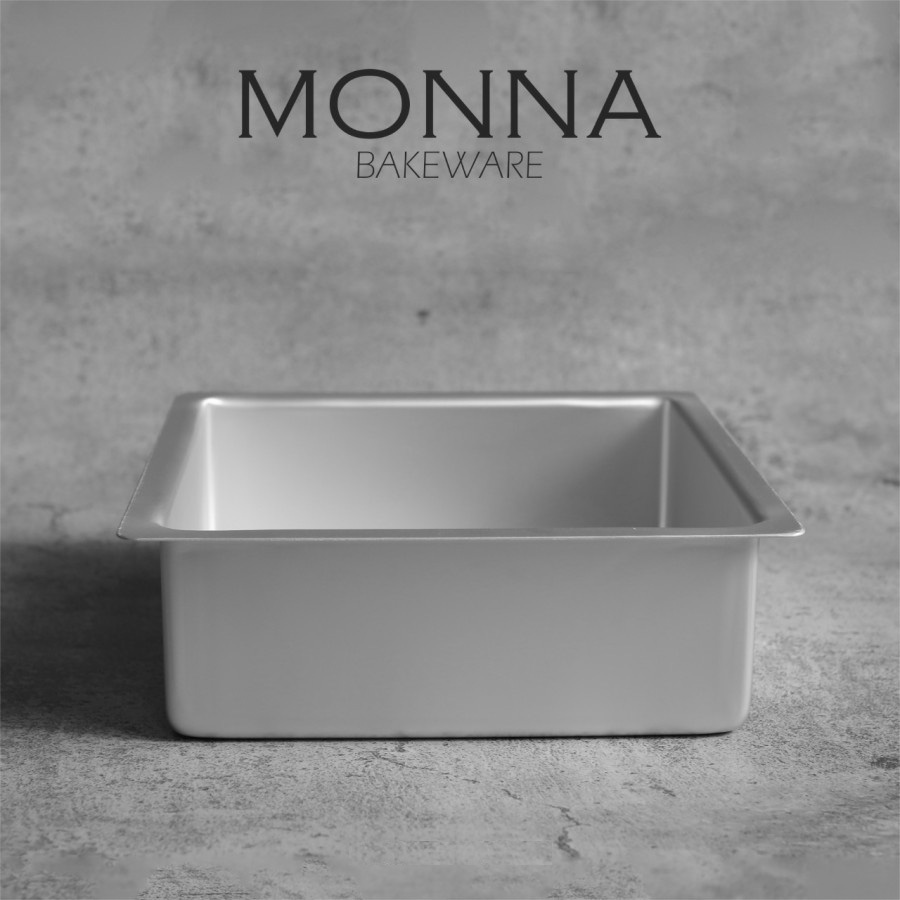 Loyang Deep Square Pan 20 cm Monna Bakeware / Loyang Kue / Cetakan Kue Monna