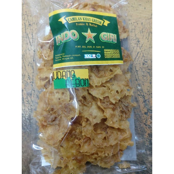 

PEYEK UDANG REBON CAP INDO GIRI