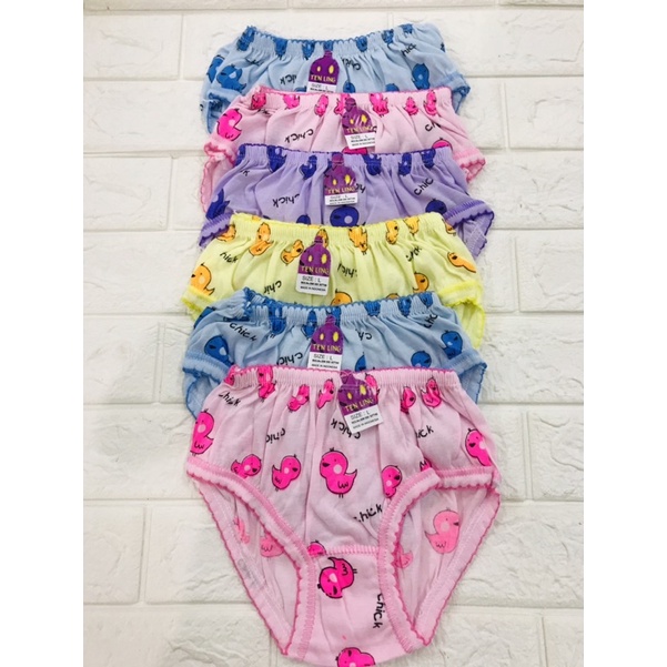 celana dalam anak isi 6pcs XL atau L murah bahan katun motif (CD ANAK TENLING)