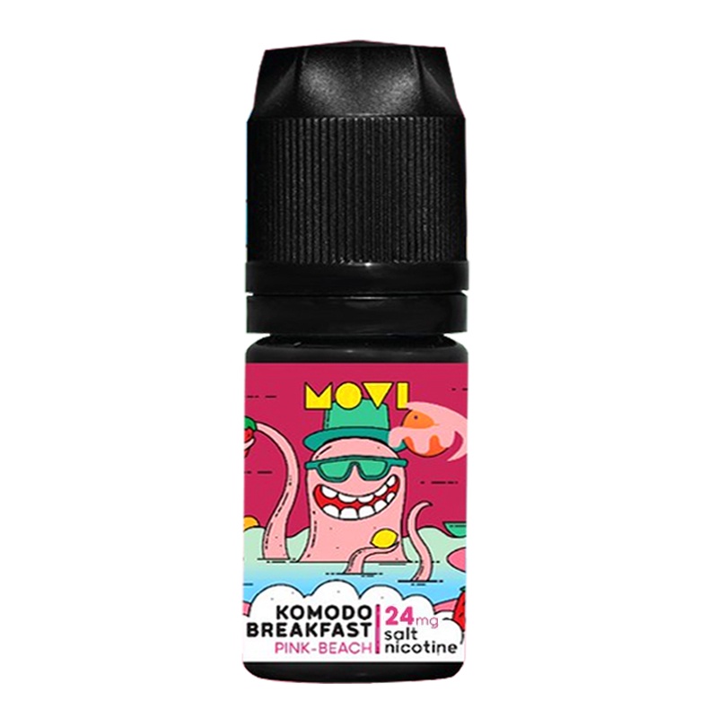 Komodo Breakfast Pink Beach Salt Nic E-Liquid 30ML   24MG [ vape / vapor / rokok elektrik ]