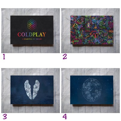 Poster musik band COLDPLAY Chris Martin dekorasi dinding kamar besar klasik indonesia vintage metal