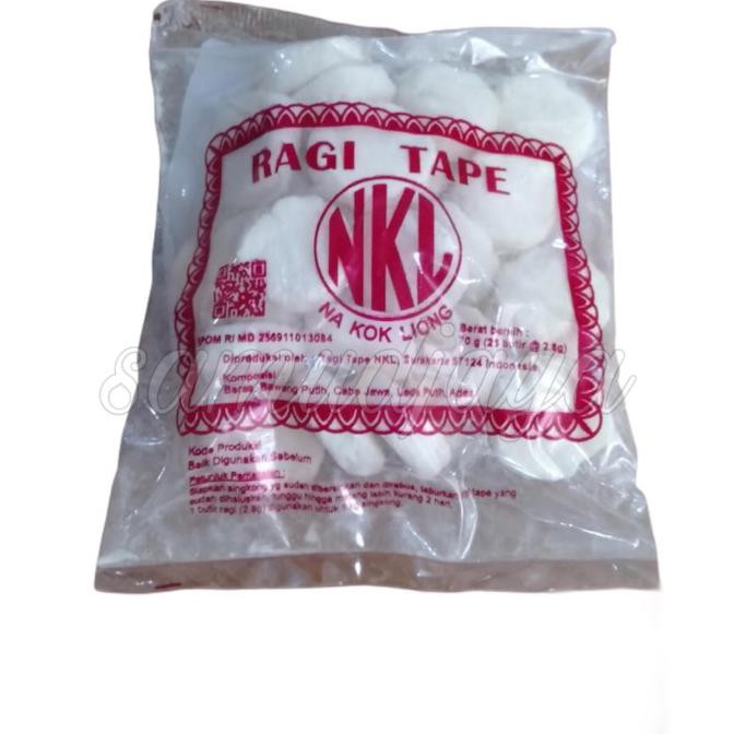 

ragi tape singkong ketan manis nkl/ pakan semut jepang isi 25 butir BERKUALITAS Kode 1012