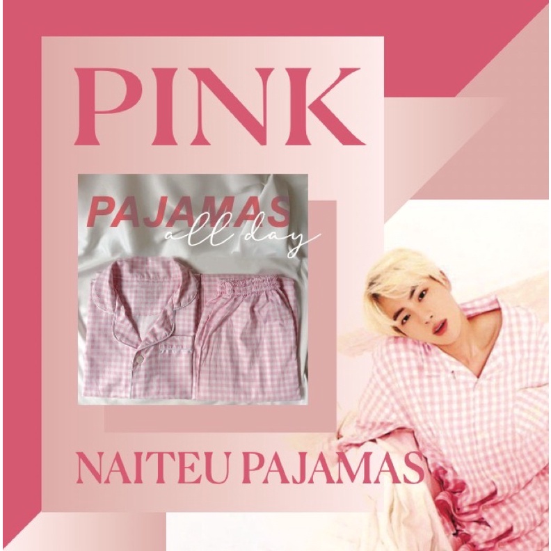 Naiteu Pajamas Piyama IDOL KPOP JIN BTS (Kim Seok Jin) BTS