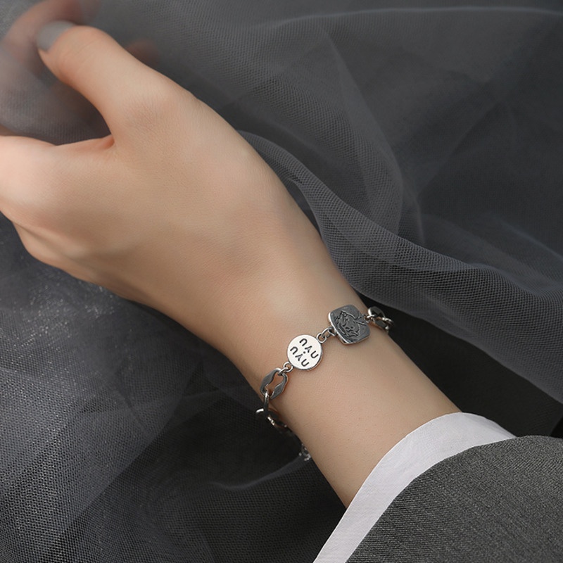 Gelang Bentuk Persegi Gaya Harajuku Korea