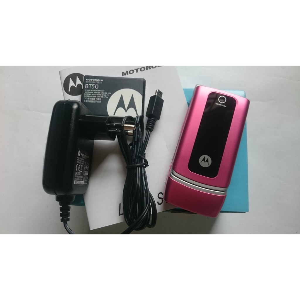 Motorola W375 Flip / Clamshell Pink