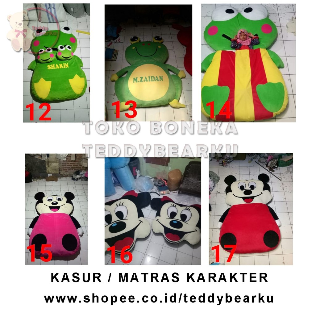 KASUR / MATRAS KARAKTER LUCU DAN EMPUK BISA CUSTOM