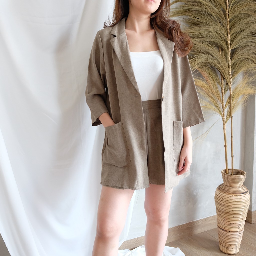 Mabel Set Wanita-olive