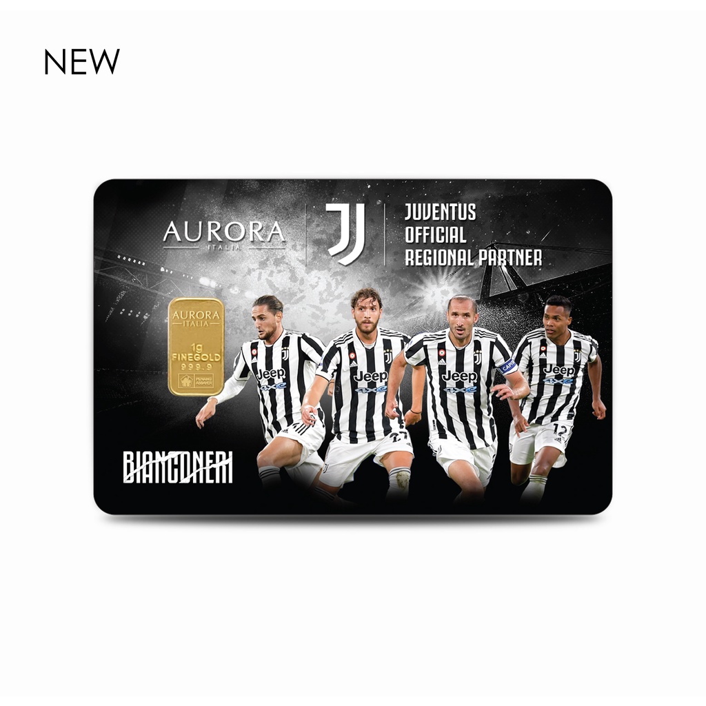 Emas Logam Mulia 1g 999.9 Juventus : Bianconeri (Limited Edition)-5