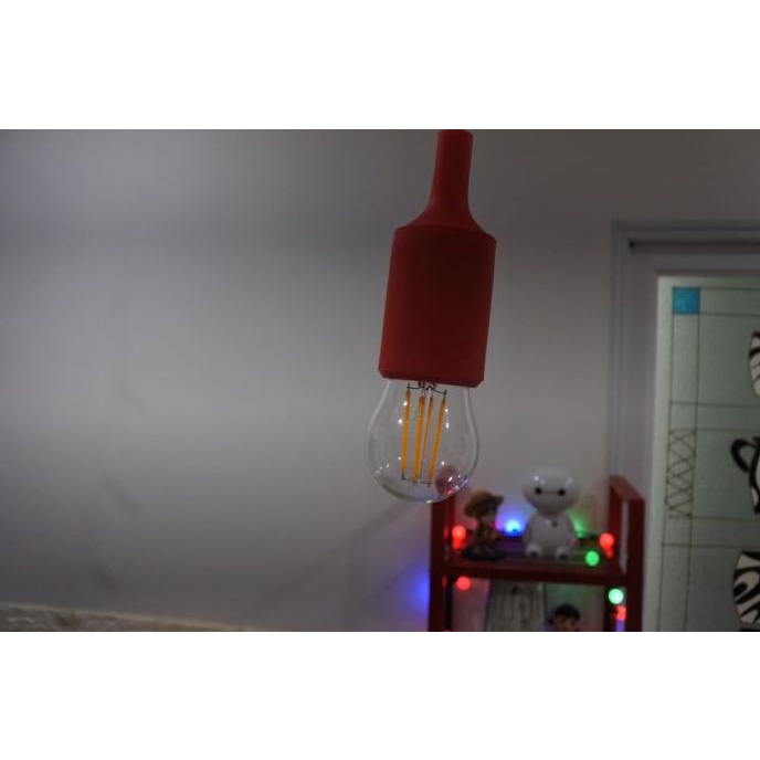 Gilaa Fiiting Lampu Warna Warni E27 / Fitting Lampu Silikon Warna - Hitam Sale