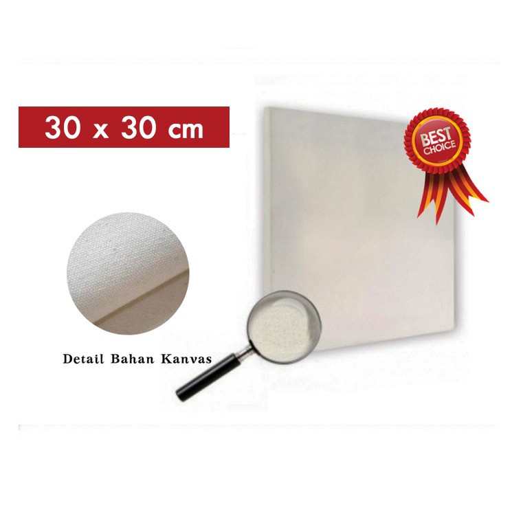 

Lukis Kain Kanvas 30 x 30 cm / Canvas Board Untuk Melukis 30x30cm