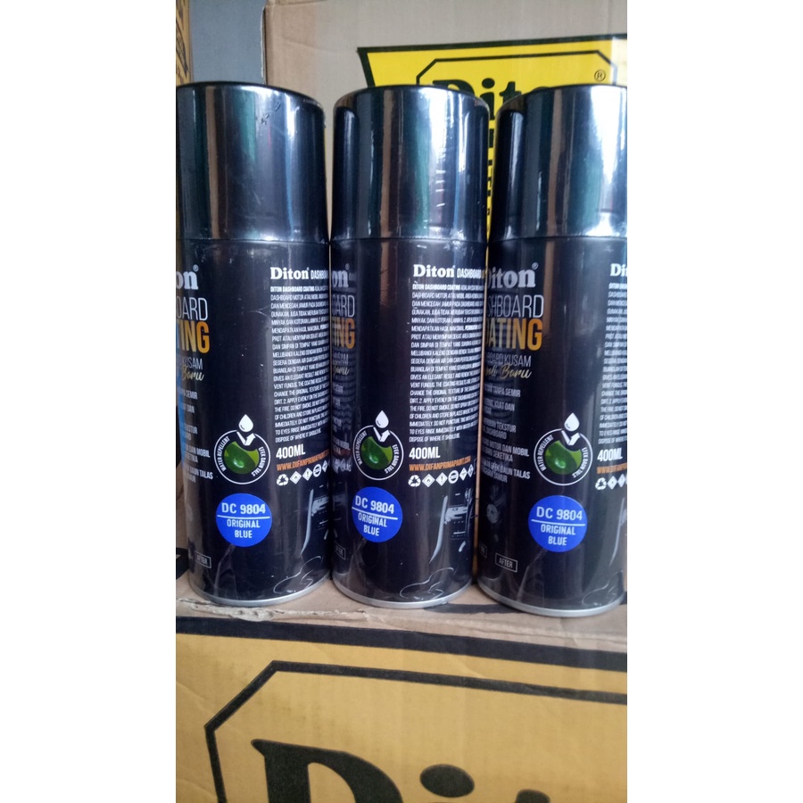 diton premium dashboard coating original blue 9804 dasbor coating biru dc 9804 400ml 400cc