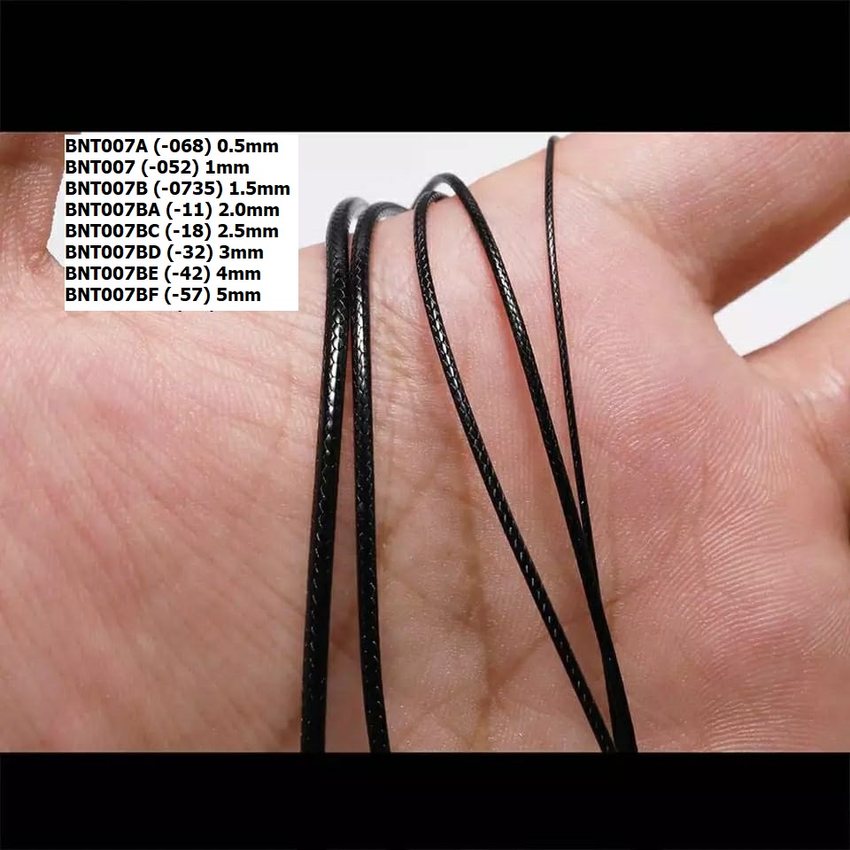 Tali Korea Wax Cord/Tali Kulit Korea/Tali Gelang Glossy Korea Untuk DIY uk 4-5mm Harga/40-160m