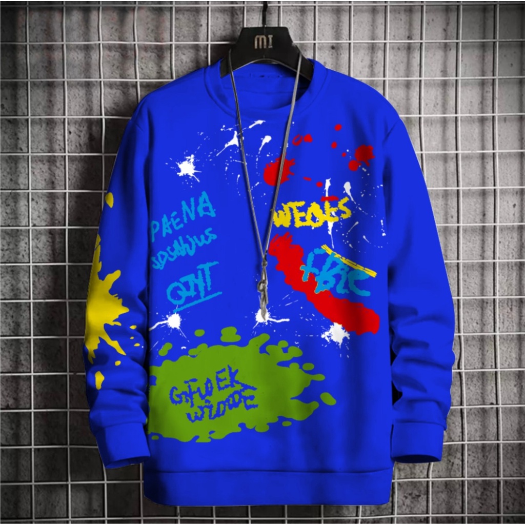 Sweater Grafiti PAENA Babyterry UK M L - Flava_Store