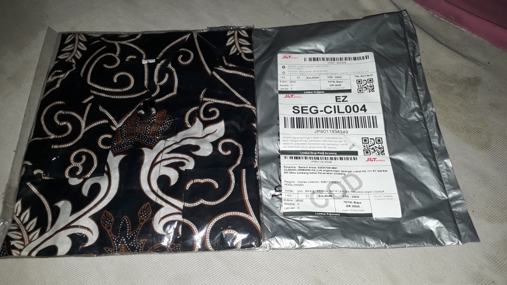 Kemeja Batik Lengan Panjang Anak Cowok Baju Batik Anak Cowok Batik Anak Laki Laki Size S M L Xl