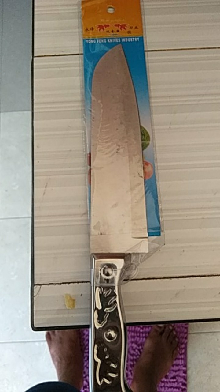 Pisau Dapur Stainless Steel Cap Dua Ikan 30 Cm