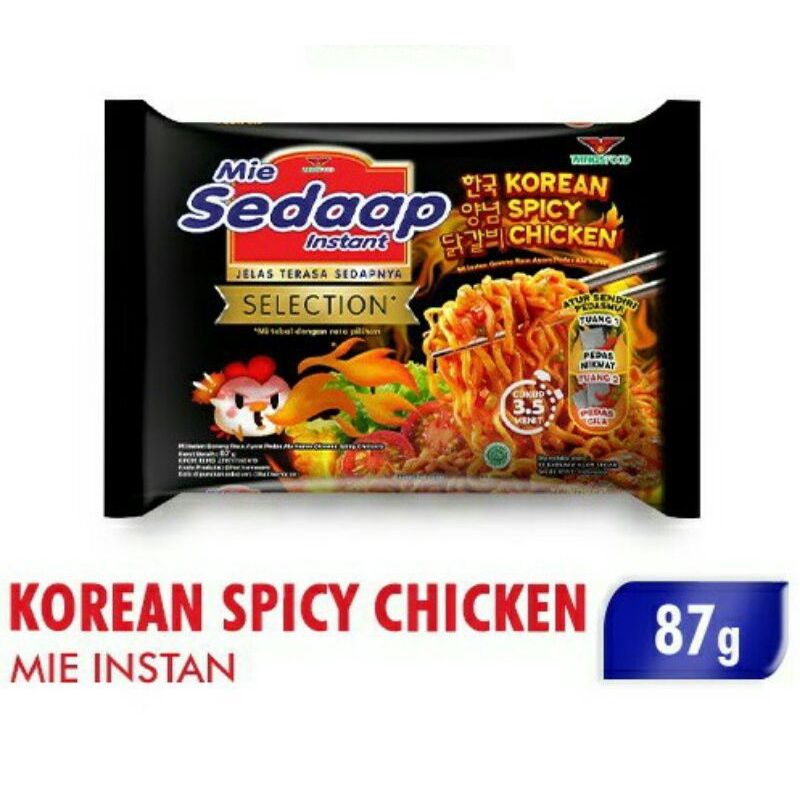 

* Krieger * Mie sedaap korean spicy chicken 87gr