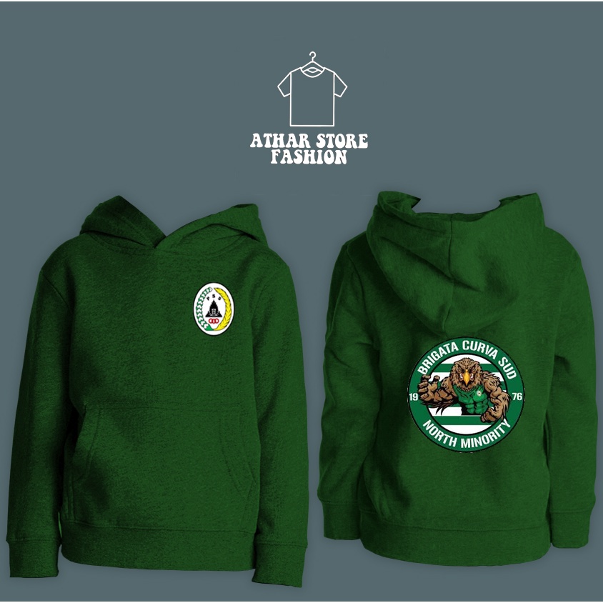 Jaket hoodie dewasa bola pss sleman