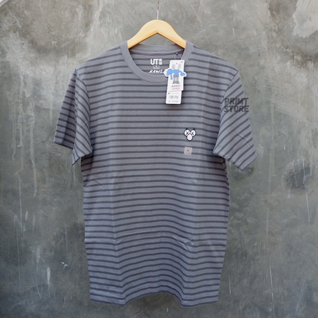 Uniqlo x KAWS - BFF Striped Tee (Navy)