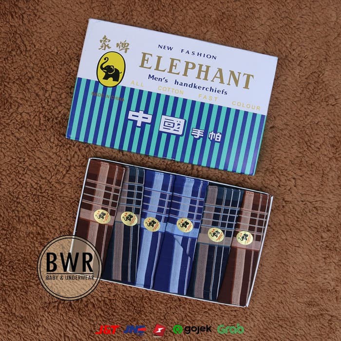 PROMO SAPU TANGAN ELEPHANT WRN ISI 6