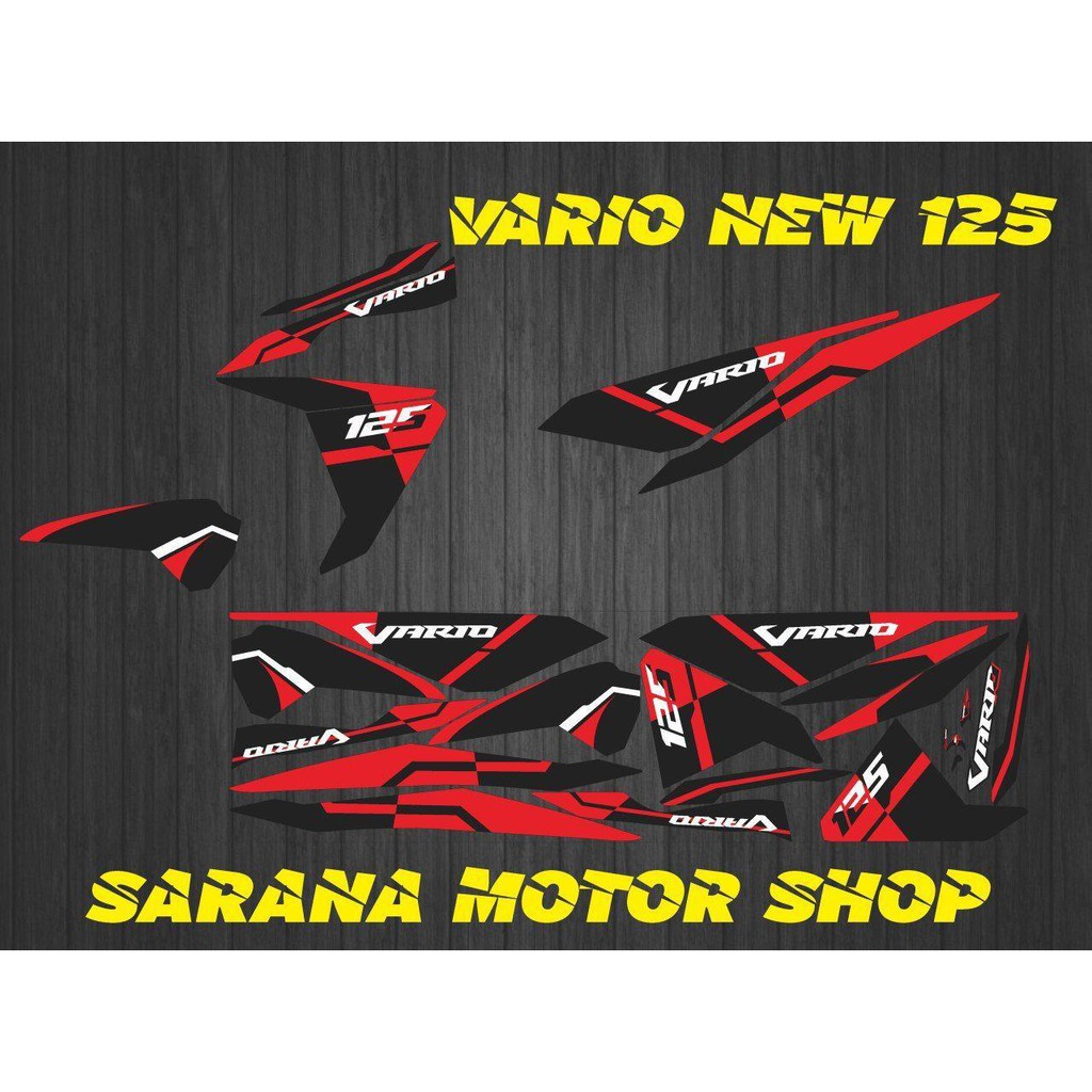 Stiker Lis body Vario LED 125