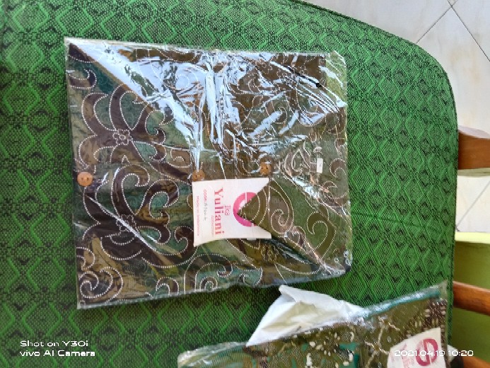 Couple Anak Dress Hem Batik