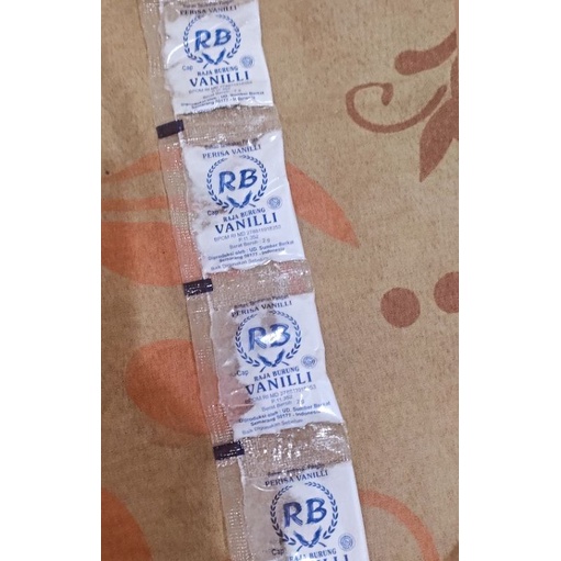 

Vanili Bubuk Sachet 2 Gram Kemasan Plastik / Perisa Vanillie merk D
