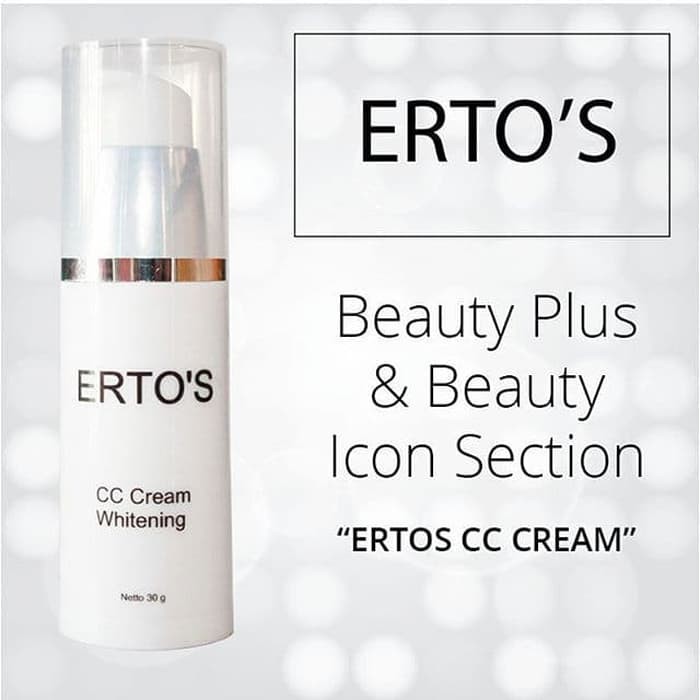 ERTOS CC Cream Whitening - Krim Pemutih Muka & Wajah - ERTO'S Skincare
