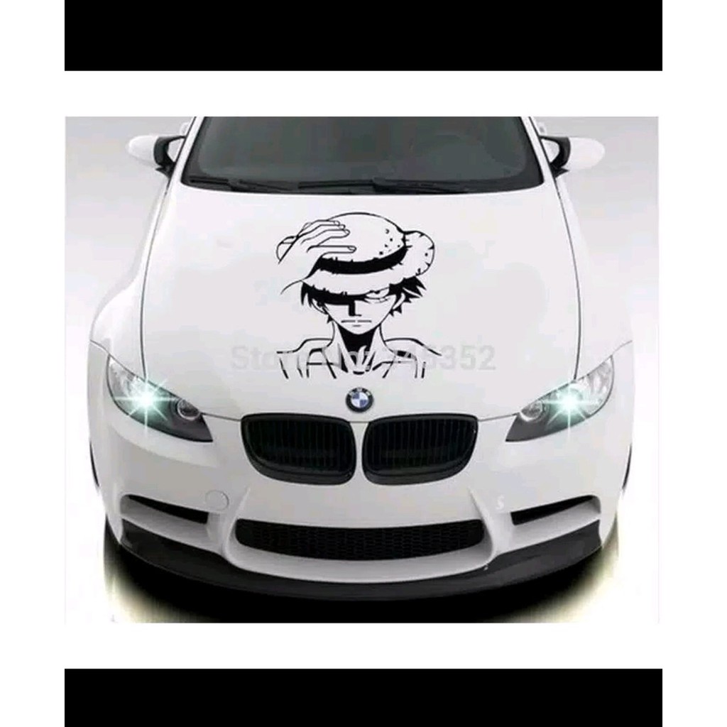 stiker kap stiker kaca one piece all mobil stiker kaca