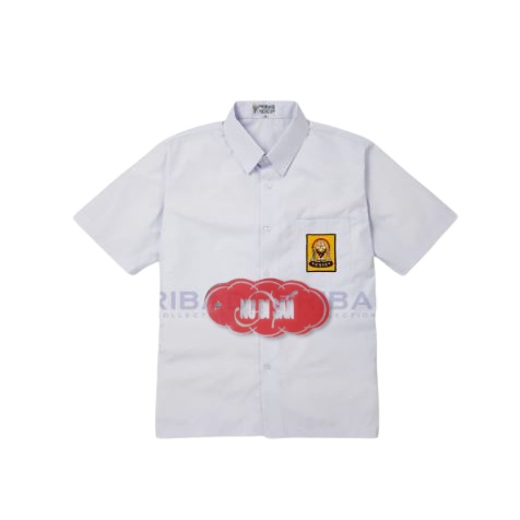 Baju Kemeja Seragam Sekolah SMP Putih Lengan Pendek