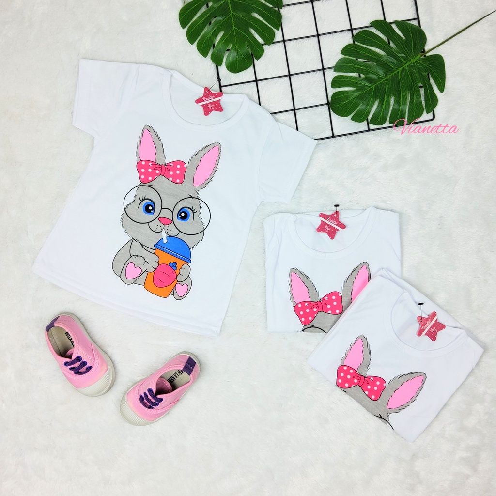 Baju Anak Perempuan / Kaos Anak Perempuan / Atasan Anak Perempuan Usia 0-6 Tahun